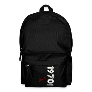 55ème anniversaire cadeau mari Vintage mars 1970 - Sac à dos - noir - Devant