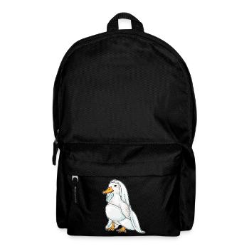 Ente Braut Schleier Hochzeit - Rucksack - Schwarz - Vorne
