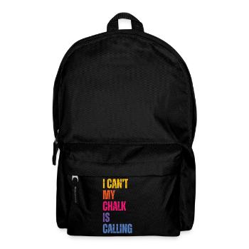 I Cant My Chalk Is Calling Boulderer - Rucksack - Schwarz - Vorne