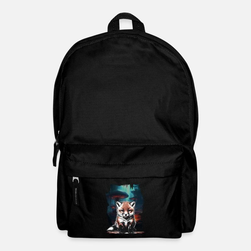 Fuchs Füchse Füchsin - Rucksack - Schwarz