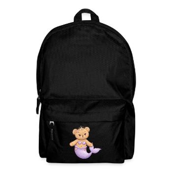 Ours en peluche Sirène - Sac à dos - noir - Devant