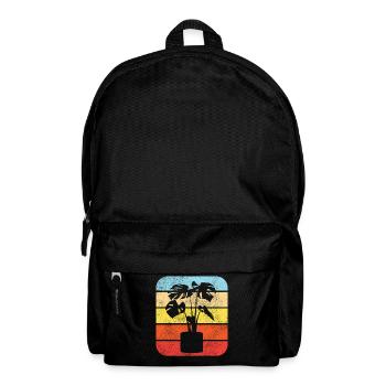 Amoureux des plantes jardinage rétro - Sac à dos - noir - Devant