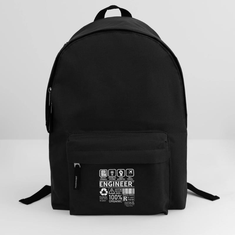 engineer multitasking problem solving hard working Backpack