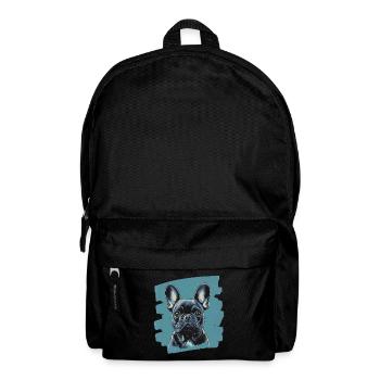 Frenchie French Bulldog - Backpack - black - Front