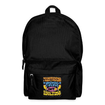 Speech Therapy Transforming um Physiotherapist - Backpack - black - Front