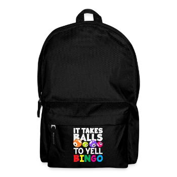Bingo It takes courage to shout - Backpack - black - Front