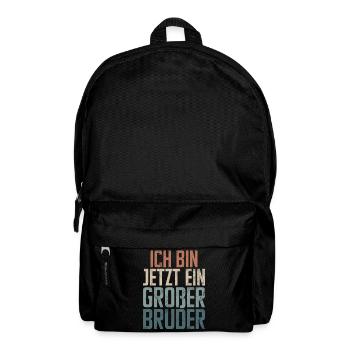 Big Brother Baby Lover Older Sibling - Backpack - black - Front