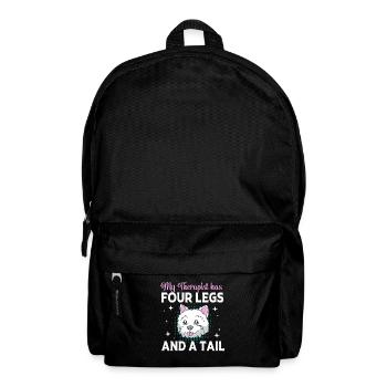Therapy dog - Backpack - black - Front