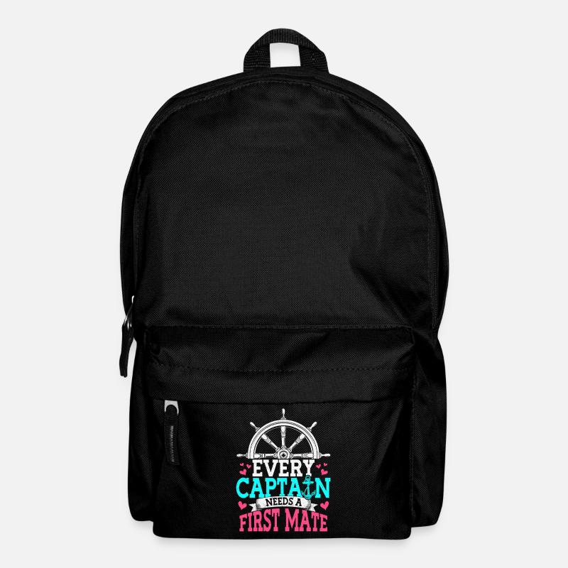 Every captain needs a first mate boat - Backpack - black
