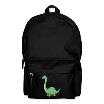 Dino Cartoon Diplodocus - Rucksack - Schwarz - Vorne