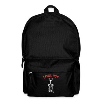 Wine, sommelier, foodie - Backpack - black - Front