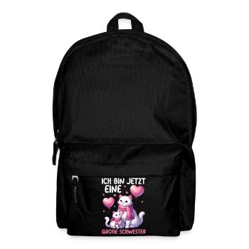 Big Sister Cat Older Sibling - Backpack - black - Front
