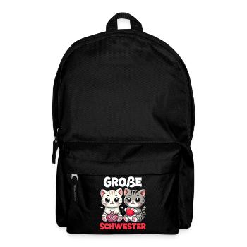 Big Sister Cat Older Sibling - Backpack - black - Front