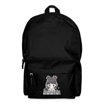 Schachspielerin - Rucksack - Schwarz - Vorne