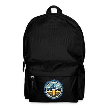 Mountain and Beer Adventure Design - Backpack - black - Front