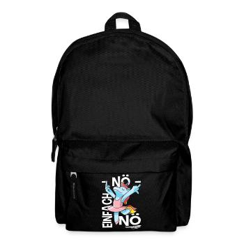 Nö Einfach Nö Lustig Spruch Ironie Arbeit Sprüche - Rucksack - Schwarz - Vorne