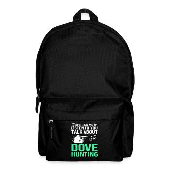 Pigeon Hunt Hunting Hunters - Backpack - black - Front