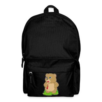 Bear bouteille de bière - Sac à dos - noir - Devant