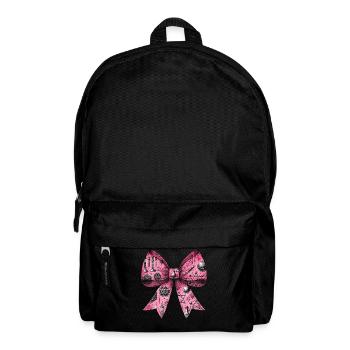 Coquette noeud alchimie symbole motif rose - Sac à dos - noir - Devant