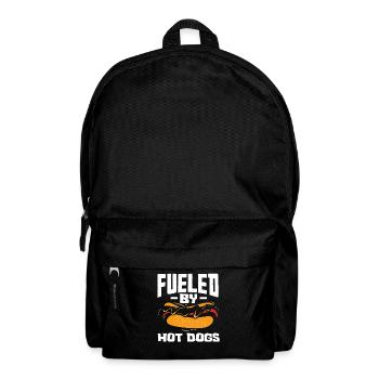 Propulsé par des hot-dogs - Hot Dog Lover - Sac à dos - noir - Devant