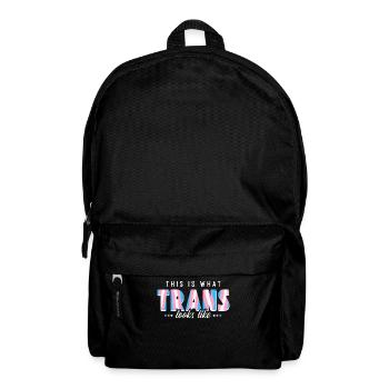 Transgender Trans LGBT Pride - Backpack - black - Front