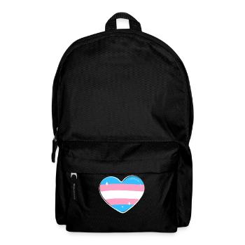 Transgender Trans LGBT Pride - Rucksack - Schwarz - Vorne
