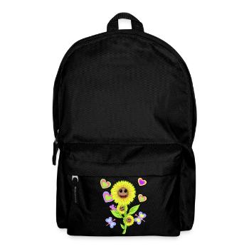 Sunflower Sunflowers Garden Flower Flowers - Backpack - black - Front