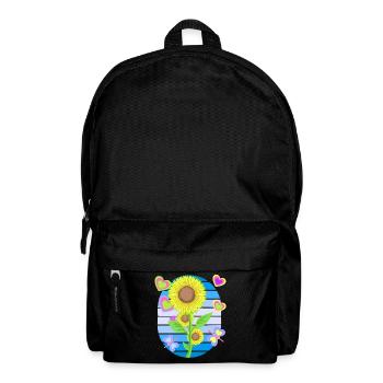 Sunflower Sunflower Retro 80s 90s Vintage - Backpack - black - Front