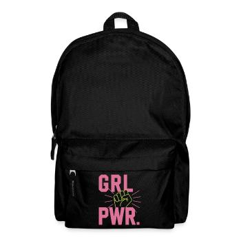 Femmes Pouvoir GRL PWR Fille Patriarcat Féminisme - Sac à dos - noir - Devant