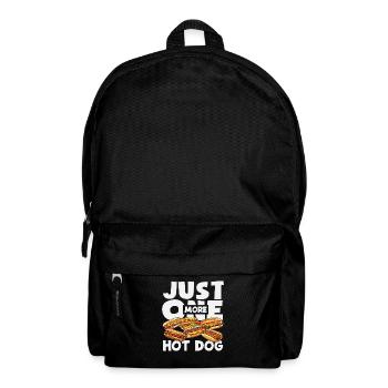 Just a Hot Dog Lover Saying - Backpack - black - Front