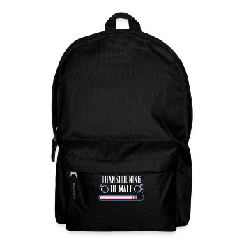 Transgender Trans LGBT Pride - Rucksack - Schwarz - Vorne
