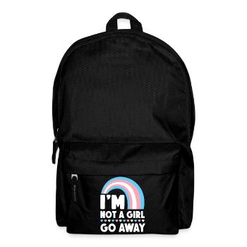 Transgender Trans LGBT Pride - Backpack - black - Front