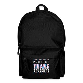 Transgender Trans LGBT Pride - Backpack - black - Front