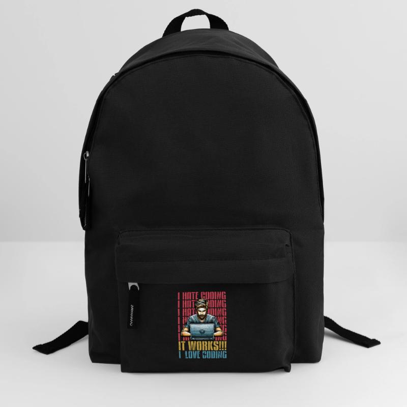 Codeur Je déteste coder Développeur Technologie Codeurs Sac à dos