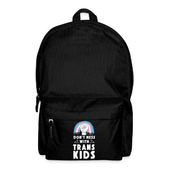Transgender Trans LGBT Pride - Backpack - black - Front