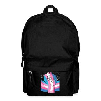 Transgender Trans LGBT Pride - Backpack - black - Front