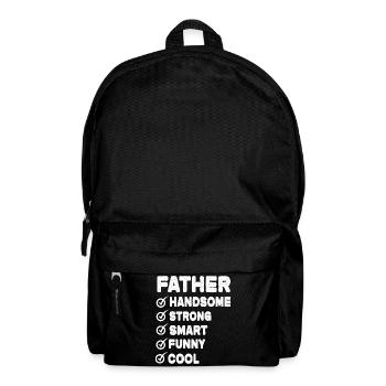 Father - Rucksack - Schwarz - Vorne