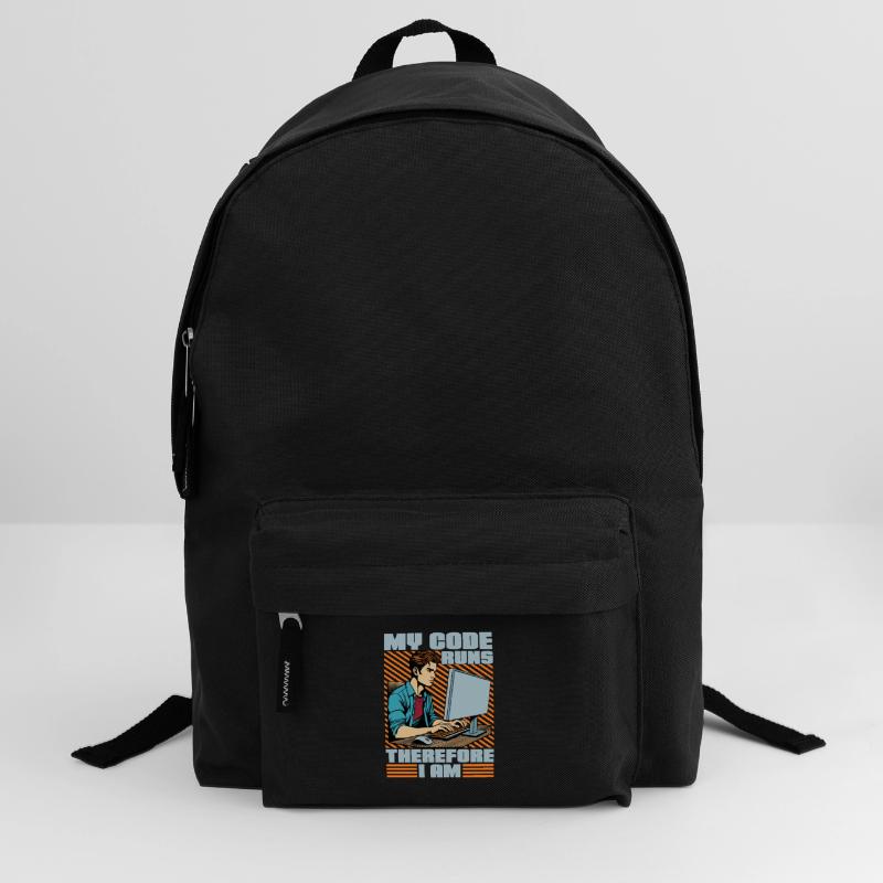 Coder My Code Runs Therefore I Am Web Developer Rucksack