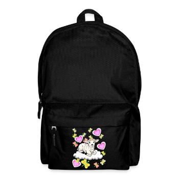 Spring Sheep Sheep Lamb Cloud Kids Child Baby - Backpack - black - Front