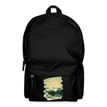Waves and sea - Backpack - black - Front