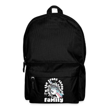 Transgender Trans LGBT Pride - Backpack - black - Front