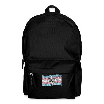 Transgender Trans LGBT Pride - Backpack - black - Front