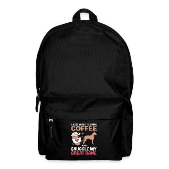 Great Dane - Backpack - black - Front