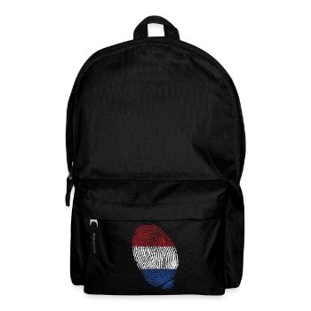 Empreintes digitales du drapeau néerlandais - Sac à dos - noir - Devant
