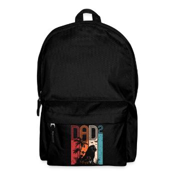Leo Famille Papa High 2 Cadeau Papa Fête des Pères - Sac à dos - noir - Devant