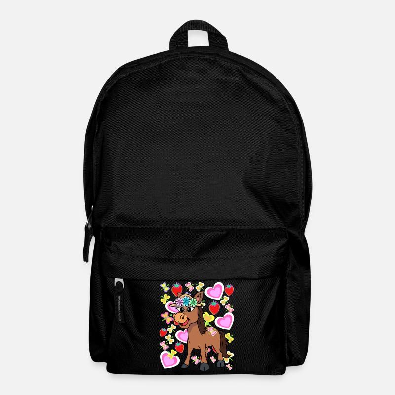 Retro Esel Kinder Kind Vintage - Rucksack - Schwarz