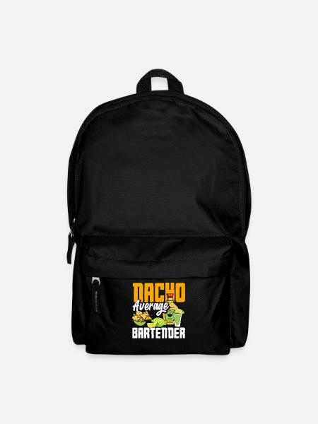 Nacho Average Barkeeper Spruch Design - Rucksack - Schwarz