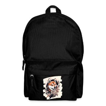 Shiba Inu - Sac à dos - noir - Devant