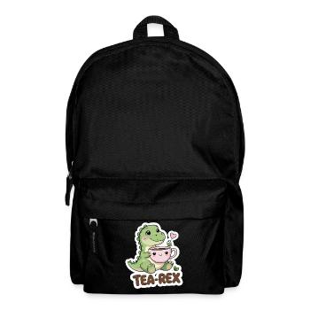 Tea-Rex – Dino sucré avec tasse à thé - Sac à dos - noir - Devant