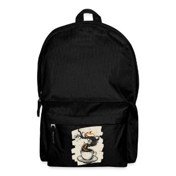 Kaffee Coffee Kaffeeliebhaber - Rucksack - Schwarz - Vorne